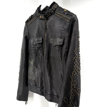 Ed Hardy Painted Leather Jacket