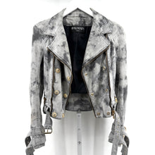 Balmain Biker Denim Jacket