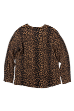 Saint Laurent 2015 Leopard Print Blouse