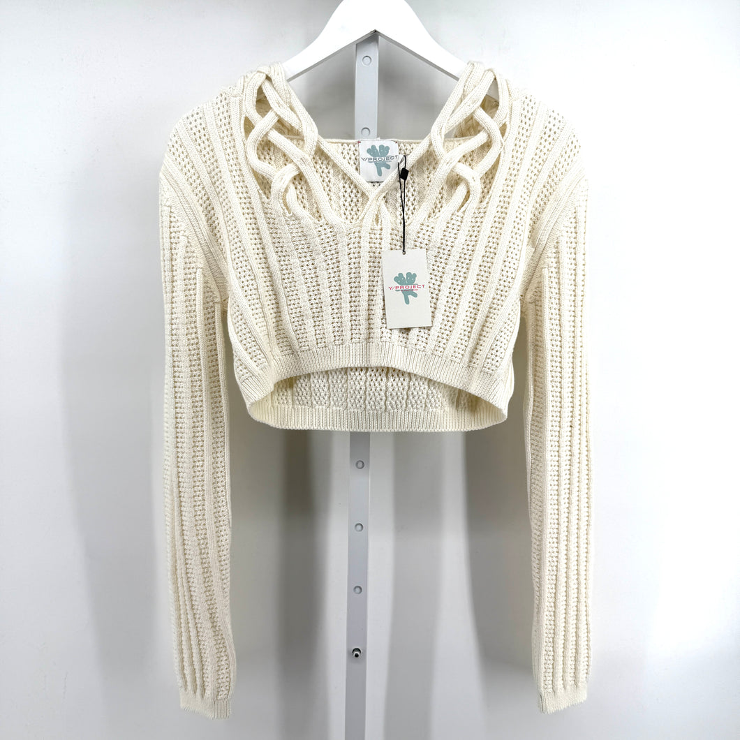 Heaven by Marc Jacobs x Y/Project Cropped Woven Hoodie