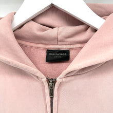Balenciaga Flip Logo Zip Up Hoodie