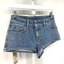 Ksubi Rhinestone Denim Shorts
