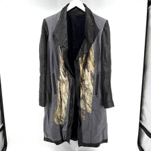 Helmut Lang Leather Trim Coat