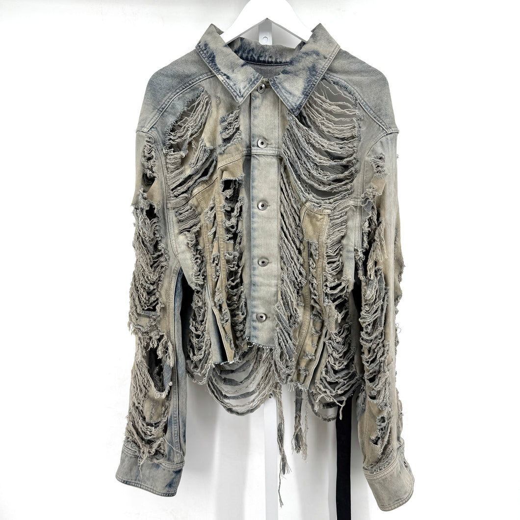 Rick Owens DRKSHDW Distressed Workers Jacket