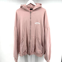 Balenciaga Flip Logo Zip Up Hoodie
