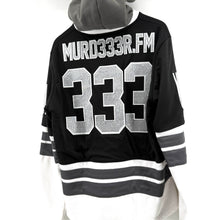 Murd333r.FM Rhinestone Hockey Jersey