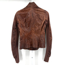Rick Owens Resin Calfskin Leather Jacket