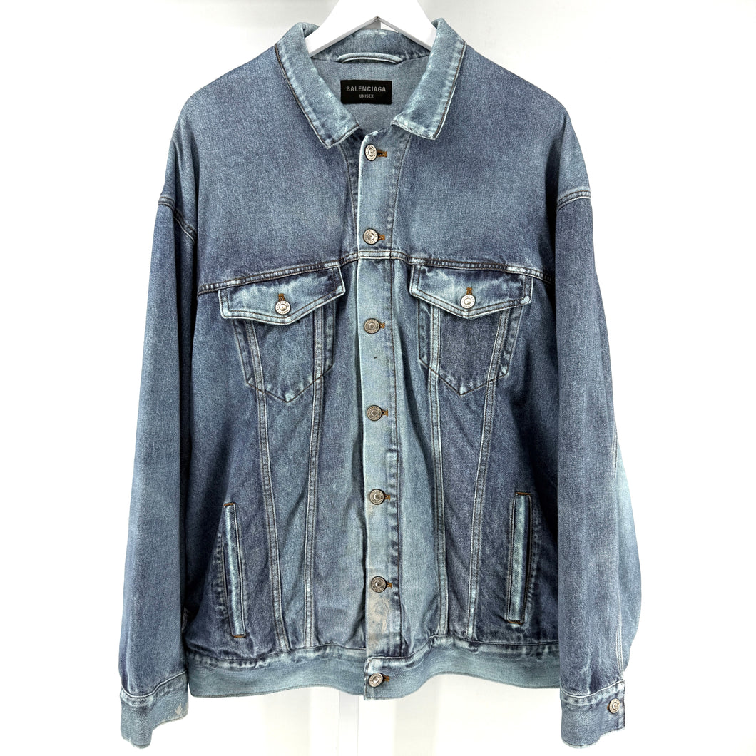 Balenciaga Trompe Denim Jacket