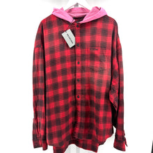 Balenciaga Plaid Flannel Hoodie