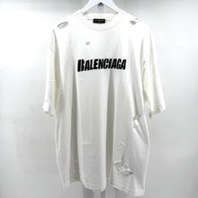 Balenciaga Destroyed Logo Tshirt