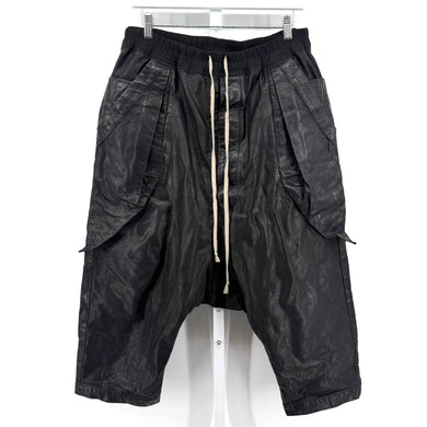 Rick Owens FW16 Mastodon Waxed Shorts