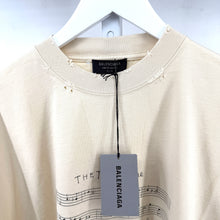 Balenciaga Music Notes Tshirt