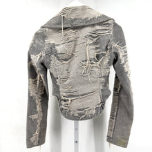 Diesel Distressed Denim Biker Jacket