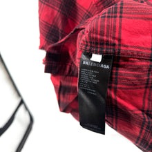 Balenciaga Plaid Flannel Hoodie