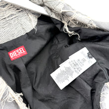 Diesel Distressed Denim Biker Jacket