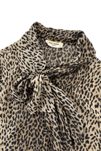 Saint Laurent 2013 Leopard Print Blouse