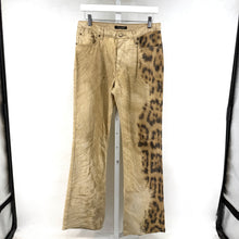 Roberto Cavalli FW01 Leopard Sparkle Jeans