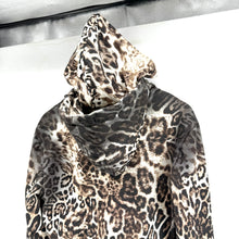 Mowalola x Ksubi Cropped Cheetah Zip Up Hoodie