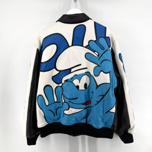 Supreme x Smurfs Leather Varsity Jacket