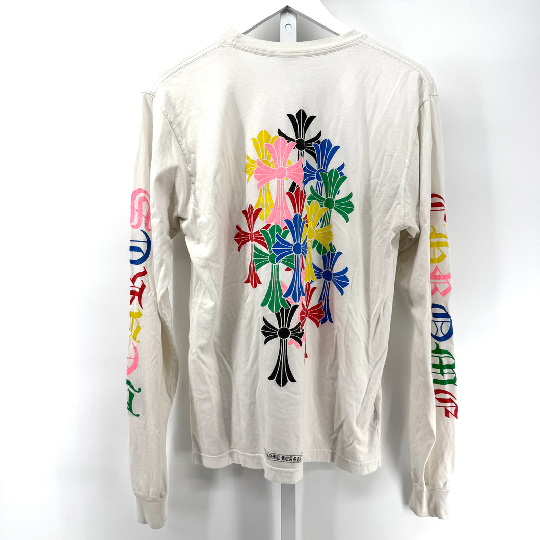 Chrome Hearts Multi Color Cross Longsleeve Tshirt