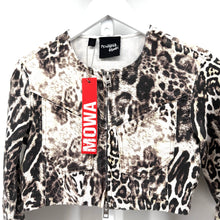 Mowalola x Ksubi Cropped Cheetah Jacket