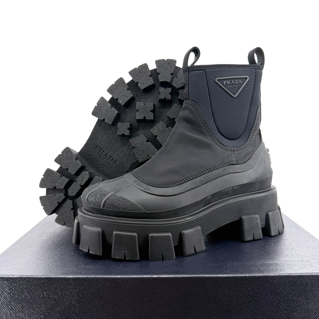 Prada Monolith Ankle Boot