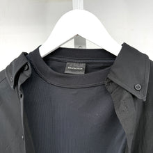 Balenciaga Double Layer Button Down Shirt