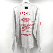 Balenciaga Archive Music Longsleeve Tshirt