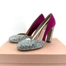 Miu Miu Glitter Pump Heel