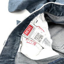 Diesel Mid Waist Wide Leg Jeans