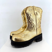 John Fluevog x Anna Sui Platform Cowboy Boots