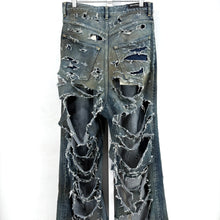 Balenciaga Mud Destroyed Denim Jeans