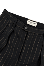 Saint Laurent 2021 Gold Pinstripe Trousers