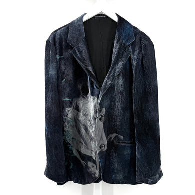 Yohji Yamamoto SS20 Printed Corduroy Blazer