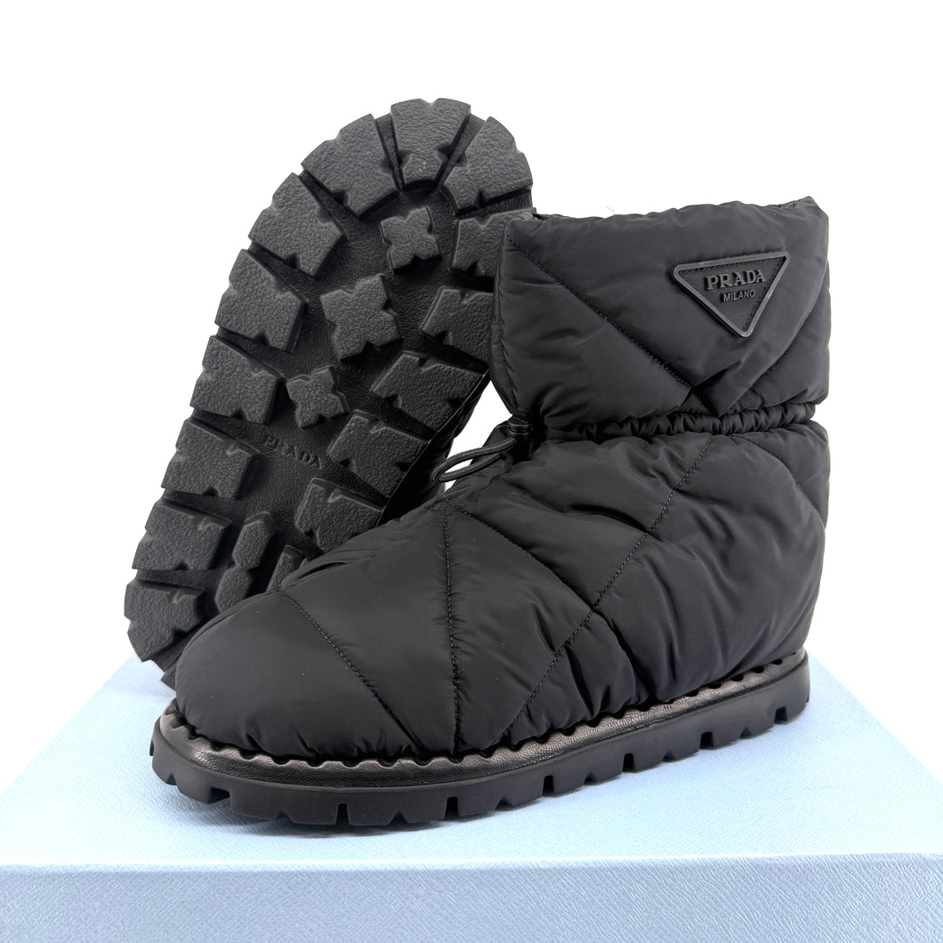 Prada Quilted Nylon Snow Boots