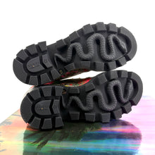 Gucci Monogram Flora Combat Boot