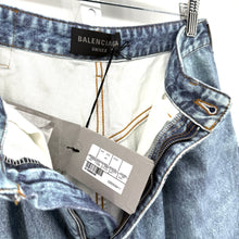 Balenciaga Denim Trompe L’oeil Shorts