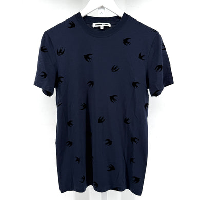 Alexander Mcqueen Swallow Print Tshirt
