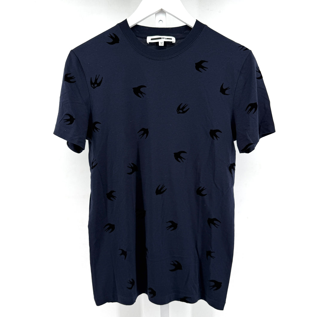 Alexander Mcqueen Swallow Print Tshirt