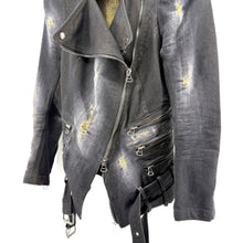 Balmain 2010 Denim Biker Jacket