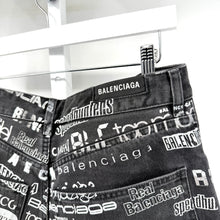 Balenciaga Logo Print Jeans
