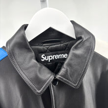 Supreme x Smurfs Leather Varsity Jacket