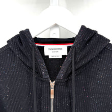 Thom Browne. Ribbed Zip Up Hoodie