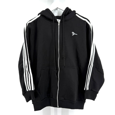 Yori Sport 5 Stripe Zip Up Hoodie