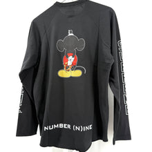 Supreme x Number Nine Mickey Mouse Raglan Longsleeve Tshirt