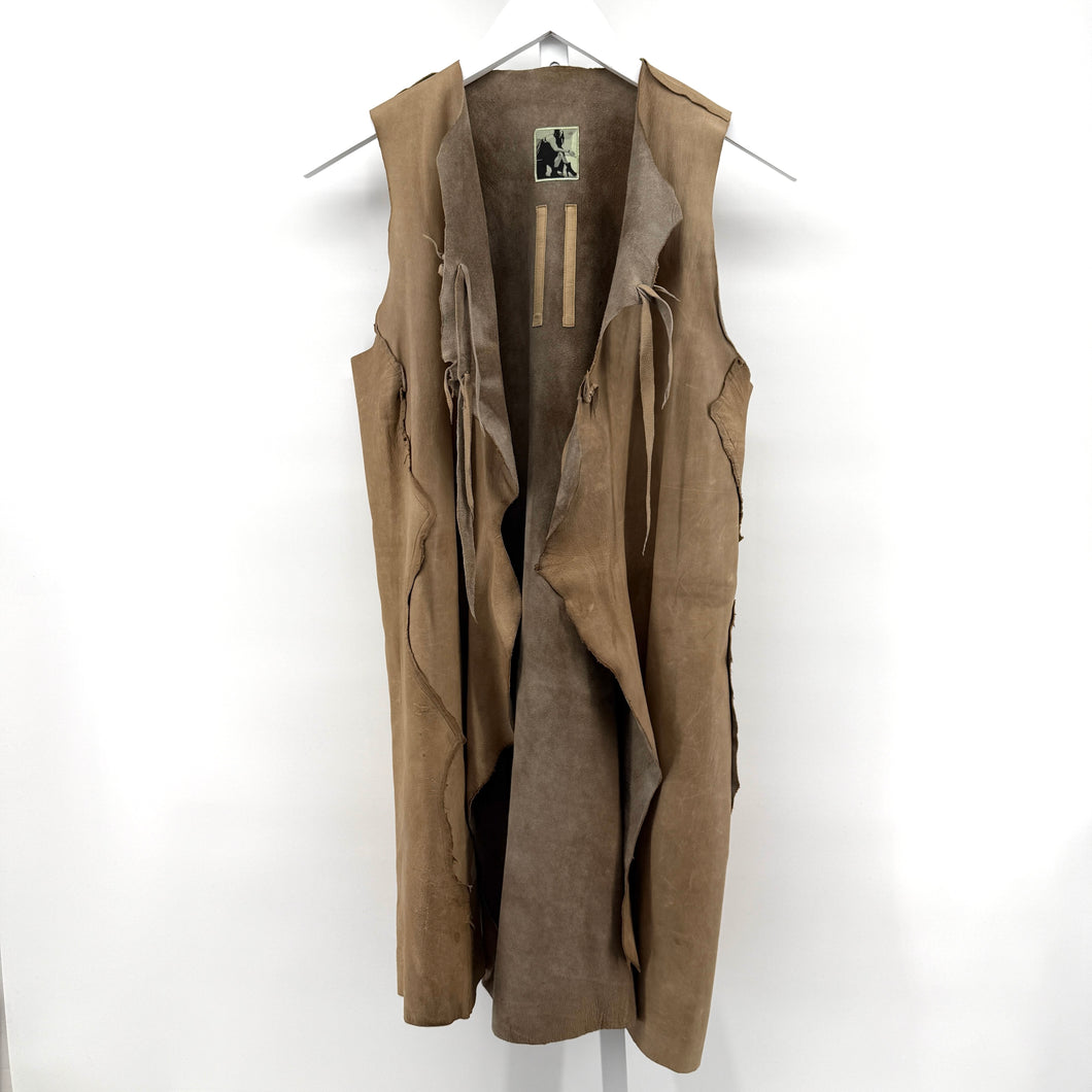 Rick Owens DRKSHDW Deerskin Vest