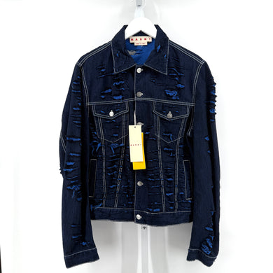 Marni Distressed Denim Jacket