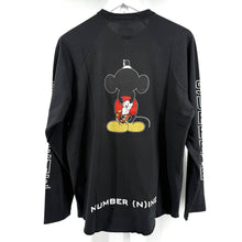 Supreme x Number Nine Mickey Mouse Raglan Longsleeve Tshirt