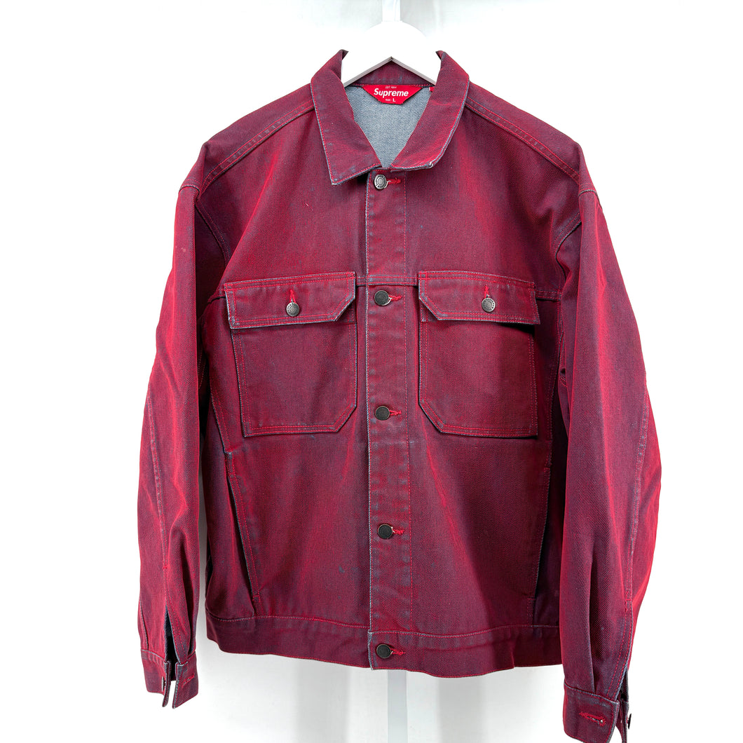 Supreme Flocked Denim Jacket