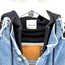 Vetements Hooded Denim Jacket